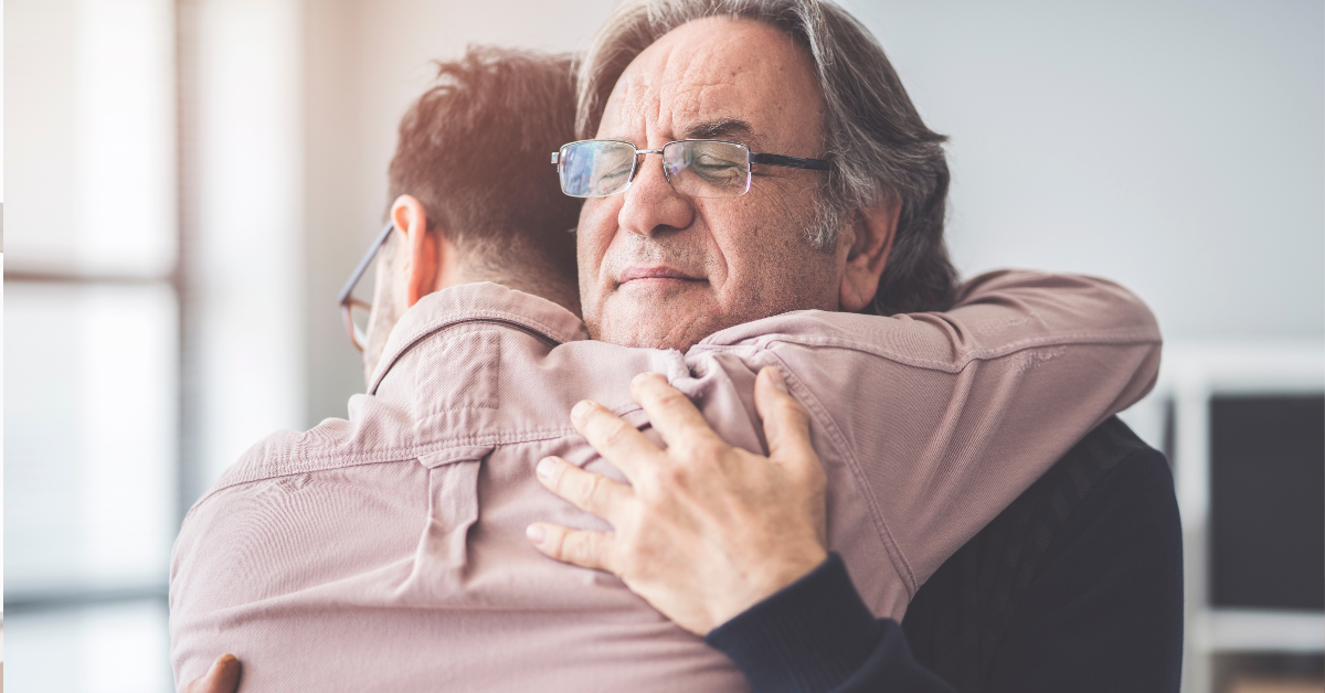 Lostness - Coming Home - Son Hugging Father